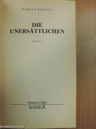 Die Unersättlichen