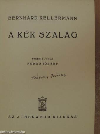 A kék szalag