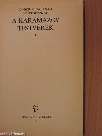 A Karamazov testvérek I-III.