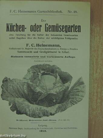 Der Küchen-oder Gemüsegarten