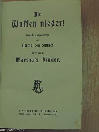 Marha's Kinder (gótbetűs)