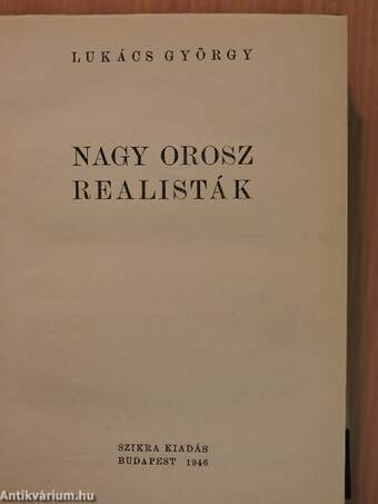 Nagy orosz realisták/A polgári filozófia válsága