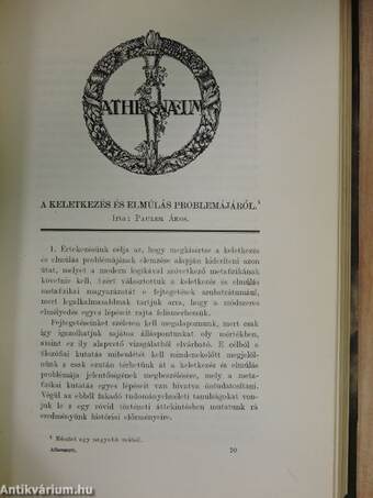 Athenaeum 1918.