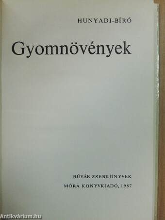 Gyomnövények