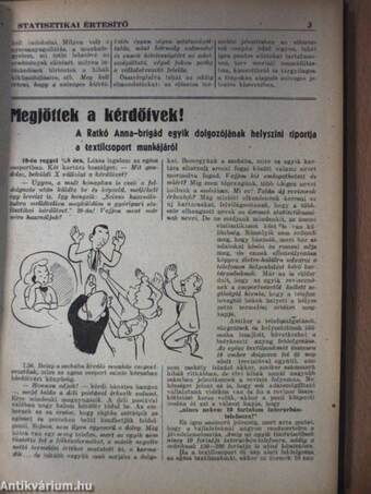 Statisztikai Értesítő 1949. október-december/1950. január-december