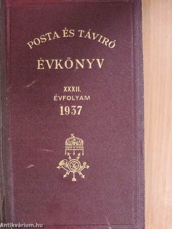 Posta- és táviró évkönyv 1937.