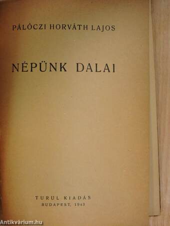 Népünk dalai