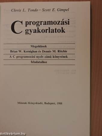 C programozási gyakorlatok