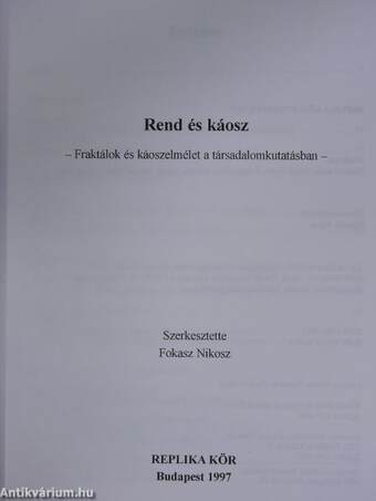 Rend és káosz