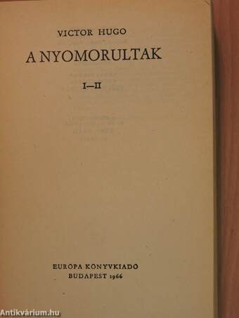 A nyomorultak I-III.