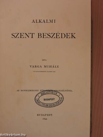 Alkalmi szent beszédek