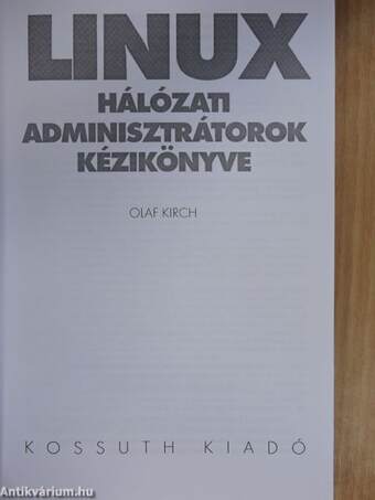 LINUX hálózati adminisztrátorok kézikönyve