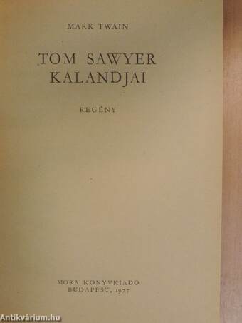 Tom Sawyer kalandjai