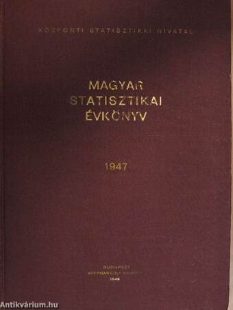 Magyar statisztikai évkönyv 1947