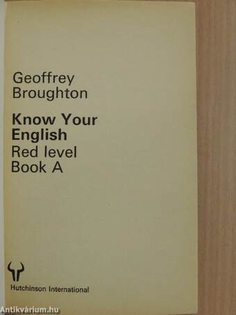 Know Your English - Red Level Book A