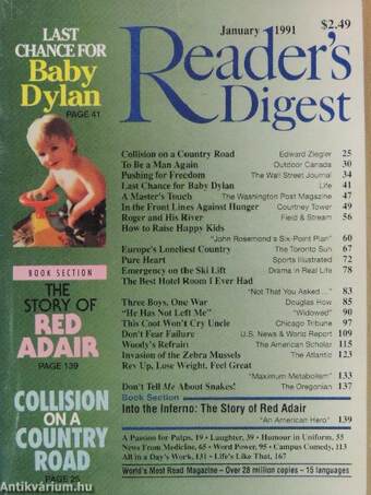 Reader's Digest January-December 1991.