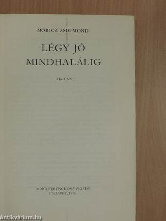 Légy jó mindhalálig