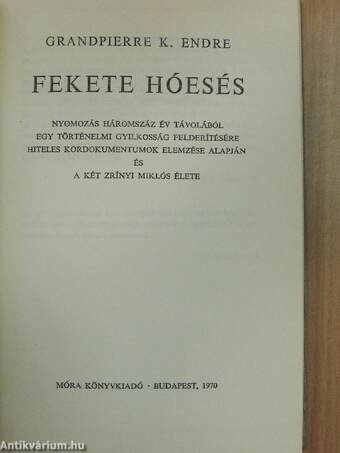 Fekete hóesés