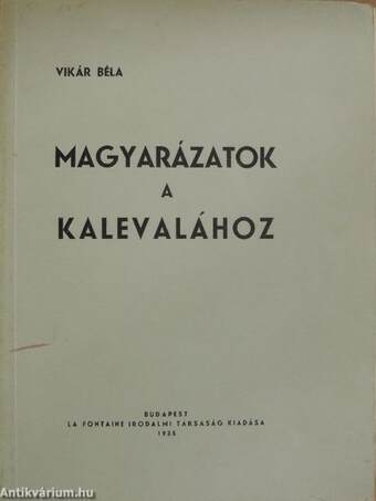 Magyarázatok a Kalevalához