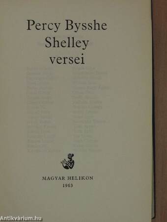 Percy Bysshe Shelley versei