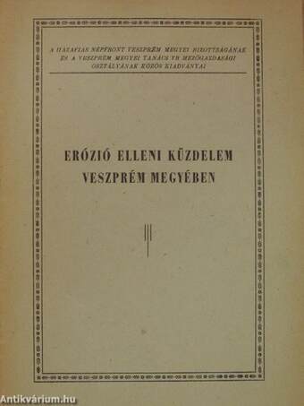 Erózió elleni küzdelem Veszprém megyében