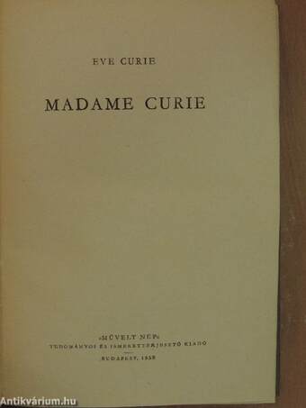 Madame Curie