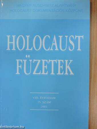 Holocaust füzetek 2002. április