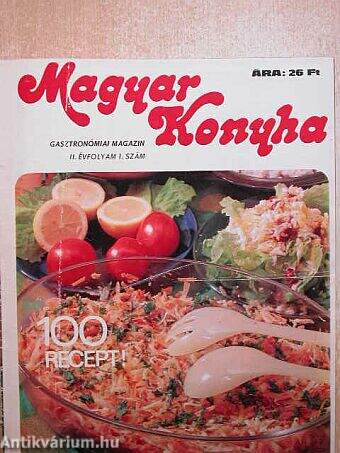 Magyar Konyha 1978 1., 3., 4., 1979 2-4., 1980 1-4., 1981. 1-4., 1982. 1-4. szám