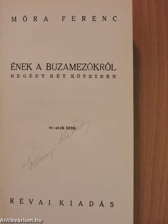 Ének a buzamezőkről I-II.