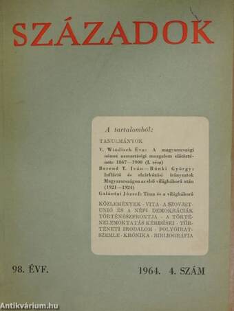 Századok 1964/4.