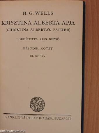 Krisztina Alberta apja I-II.