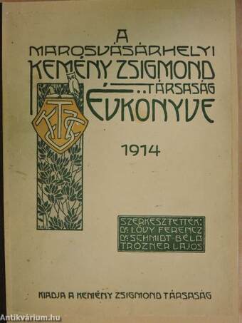 A marosvásárhelyi Kemény Zsigmond Társaság évkönyve 1914
