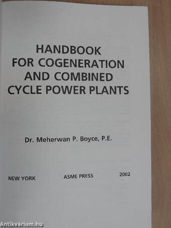 Handbook for Cogeneration and Combined Cycle Power Plants