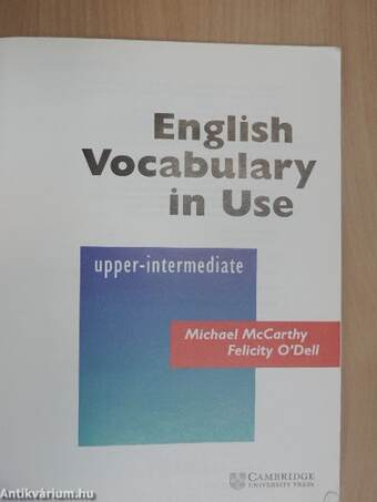 English Vocabulary in Use - Upper-intermediate