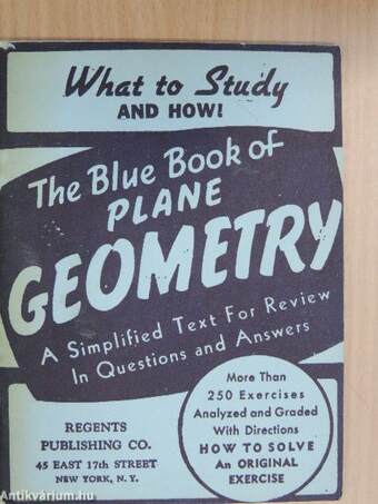 The Blue Book of Plane Geometry