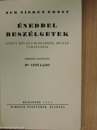 Éneddel beszélgetek