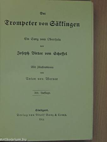 Der Trompeter von Säkkingen (gótbetűs)