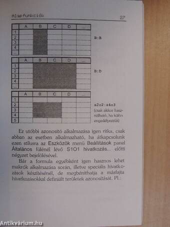 Excel 2002 zsebkönyv