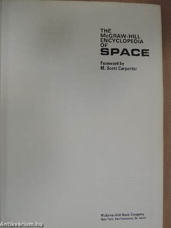 The McGraw-Hill Encyclopedia of Space