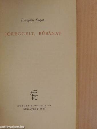 Jóreggelt, búbánat