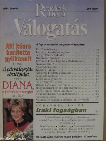 Reader's Digest Válogatás 1994. január-december