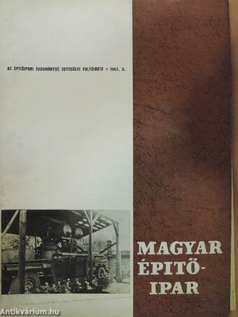 Magyar Építőipar 1963/5.