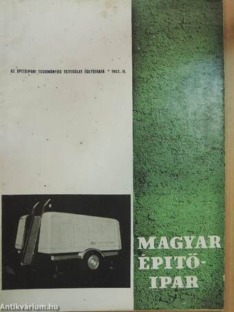 Magyar Építőipar 1962/11.
