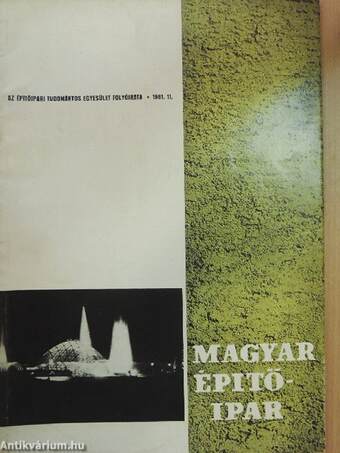 Magyar Építőipar 1961/11.