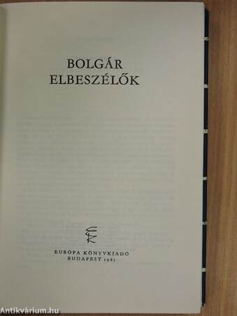 Bolgár elbeszélők