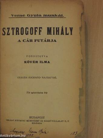 Sztrogoff Mihály 