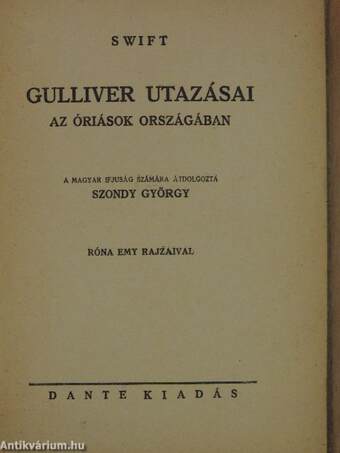 Gulliver utazásai az óriások országában