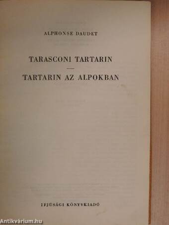 Tarasconi Tartarin/Tartarin az Alpokban