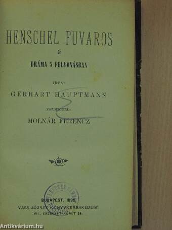 A sárdi ház/Henschel fuvaros/A becsület/Frou-frou/Georgette/Francillon/A vadkacsa/Szent-e vagy őrült?