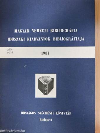 Magyar Nemzeti Bibliográfia 1981.